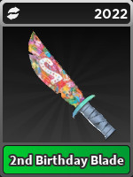 2ND BIRTHDAY BLADE