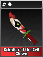 SCIMITAR OF THE EVIL CLOWN