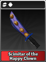 SCIMITAR OF THE HAPPY CLOWN